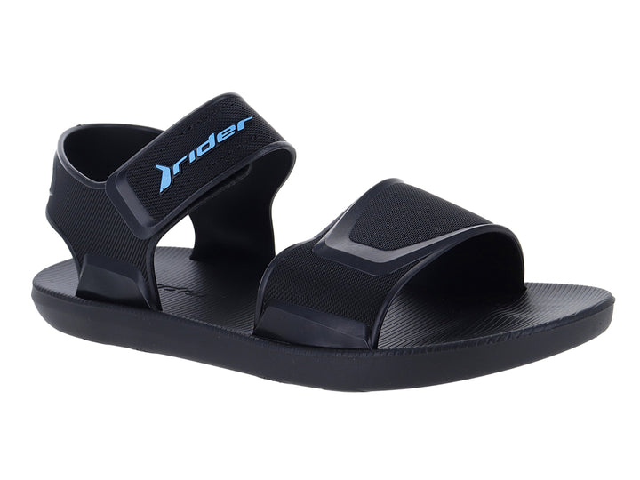 Sandalias Rider Negro Azul para Niño