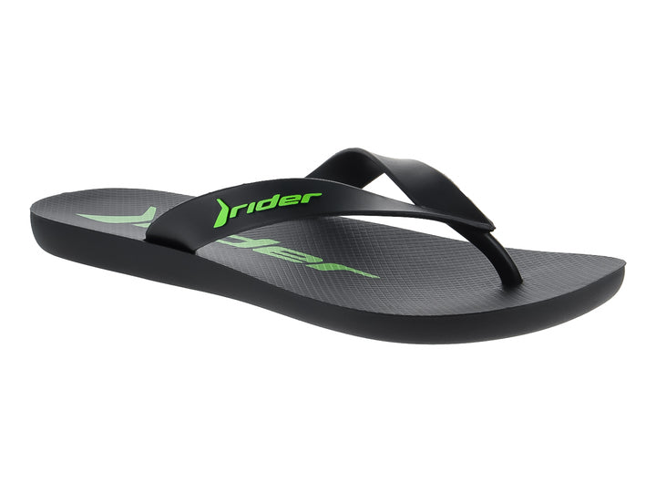 Sandalias Rider Negro y Verde para Hombre