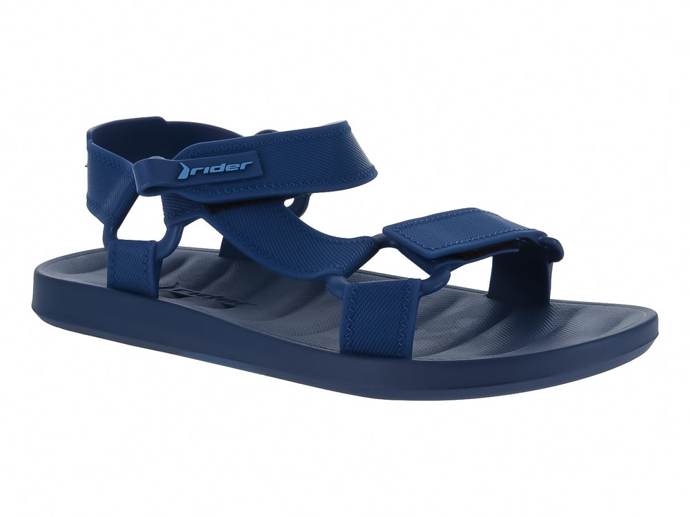 Sandalia Rider Free Style II Papete en color azul con correas ajustables de velcro.
