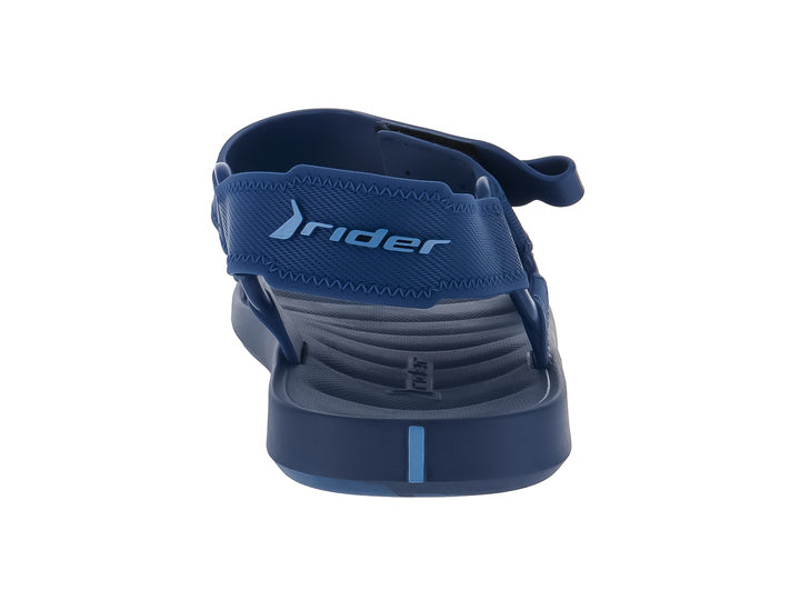Sandalia Rider Free Style II Papete en color azul con correas ajustables de velcro.