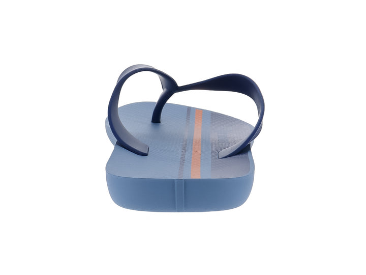 Sandalias Rider Feel Urban Thong en color azul con detalles en naranja y logo lateral.