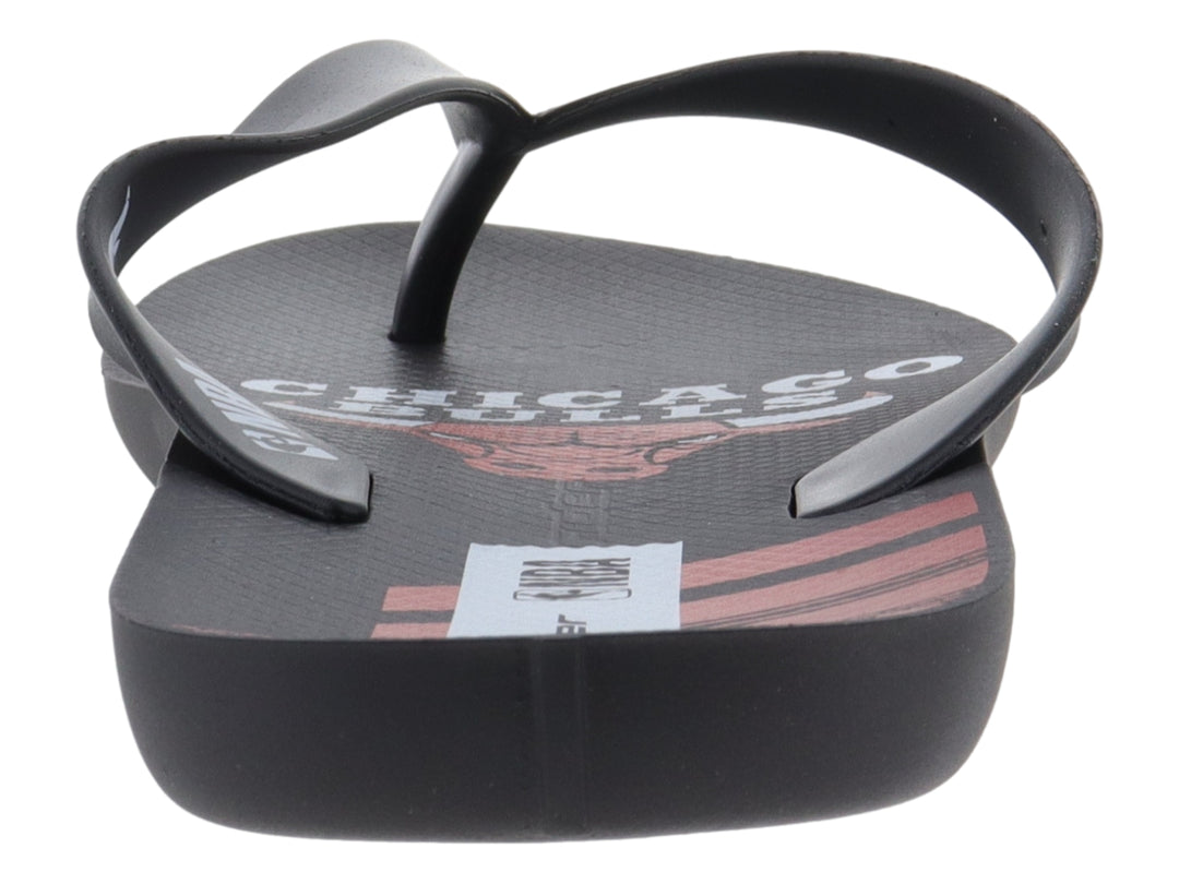 Sandalias Rider Chicago Bulls Negro y Rojo para Hombre