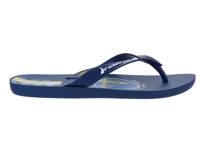 Sandalias Rider Golden State Warriors Azul Amarillo para Hombre