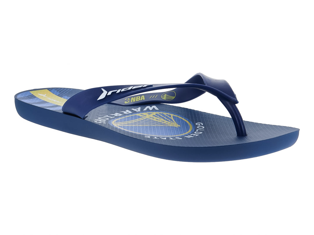 Sandalias Rider Golden State Warriors Azul Amarillo para Hombre