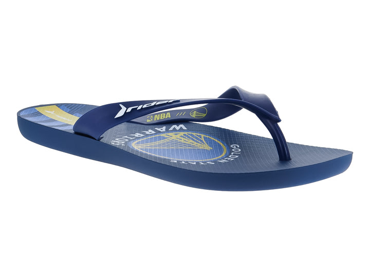 Sandalias Rider Golden State Warriors Azul Amarillo para Hombre