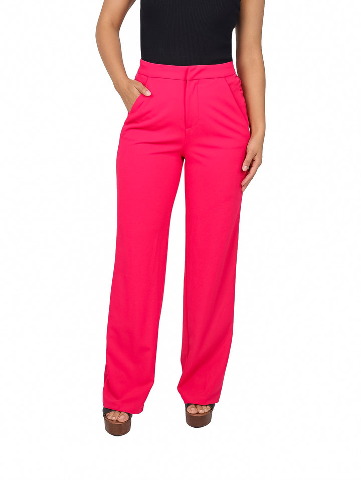 Pantalón Ancho ATOK Color Fucsia para Mujer