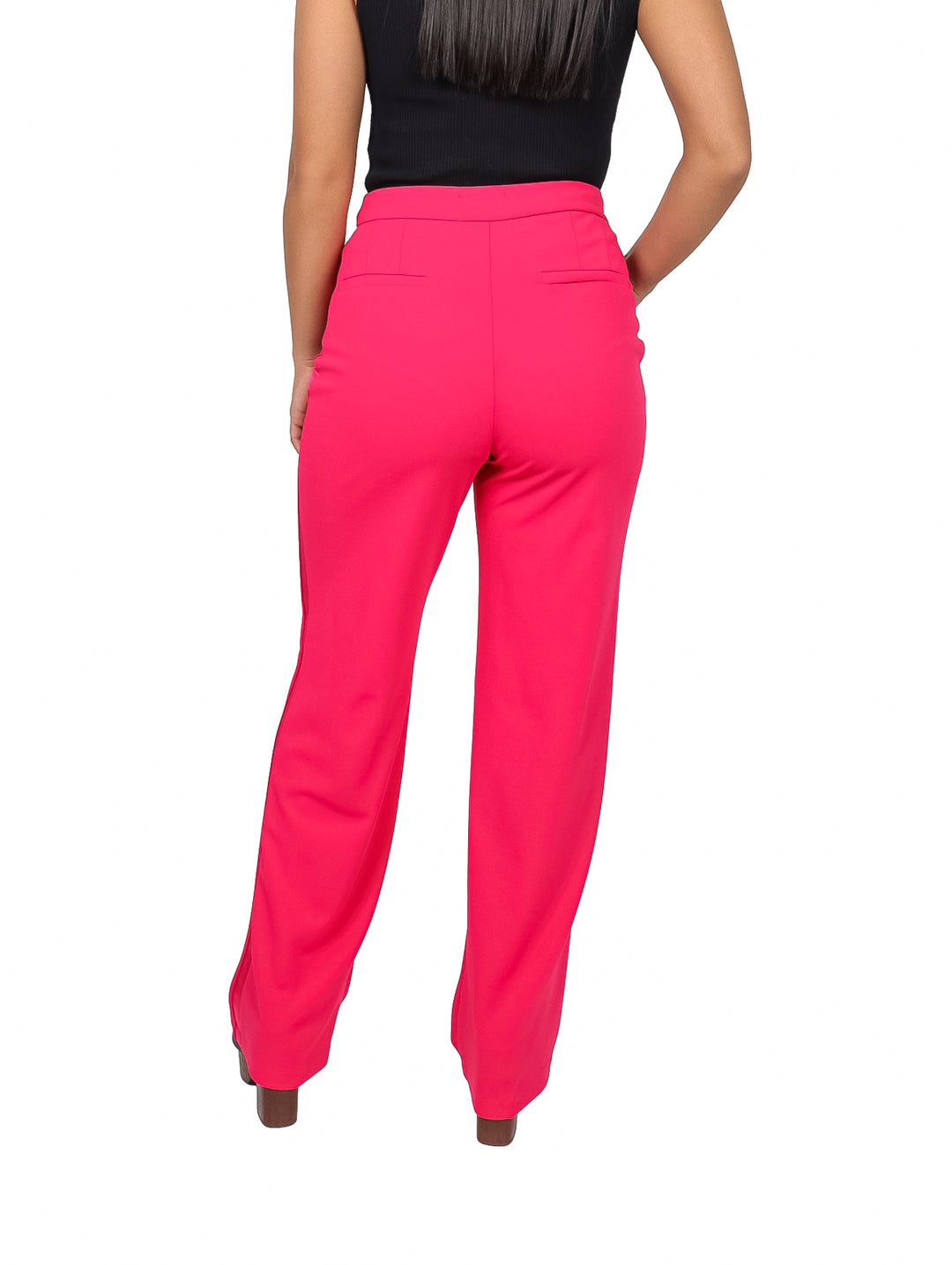 Pantalón Ancho ATOK Color Fucsia para Mujer