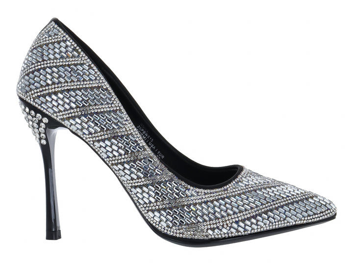 Zapatillas ROZE Negro y Plata para Mujer