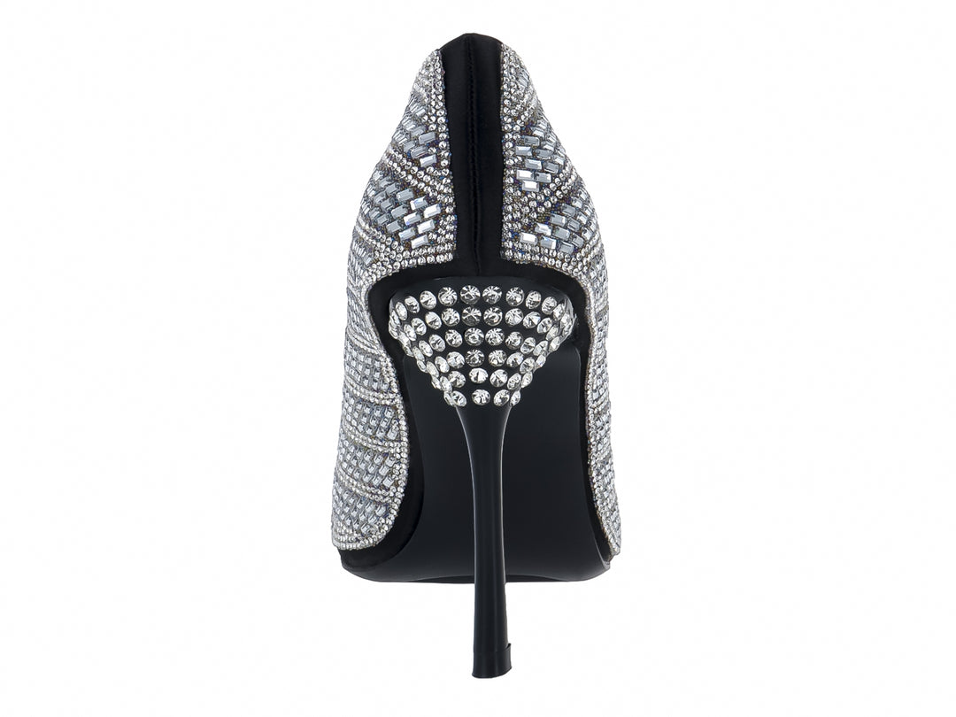 Zapatillas ROZE Negro y Plata para Mujer