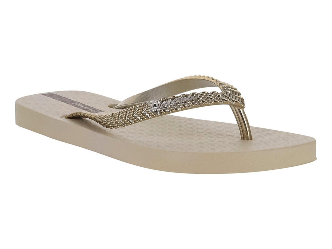 Sandalias Ipanema Beige y Oro para Mujer