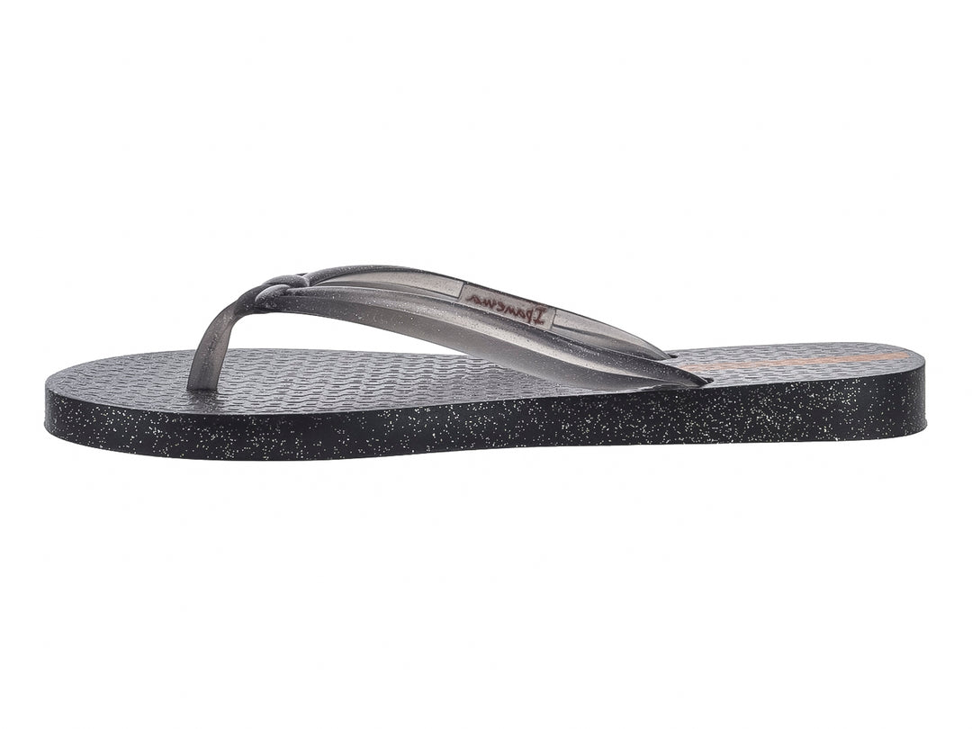 Sandalias Ipanema Negro Glitter para Mujer