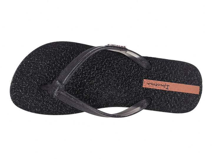 Sandalias Ipanema Negro Glitter para Mujer