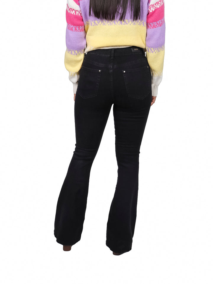 Jeans Campana Kosch Negro para Mujer