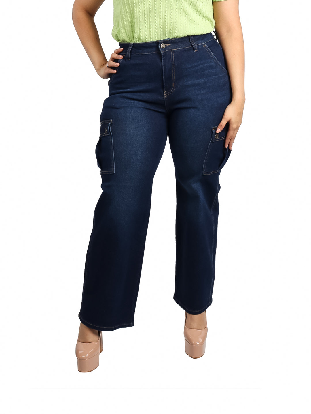 Pantalones Kosch Jeans Cargo Stone para Mujer