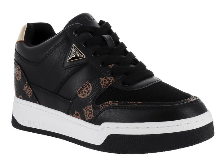 Tenis Guess Marlew Negro y Marrón para Mujer