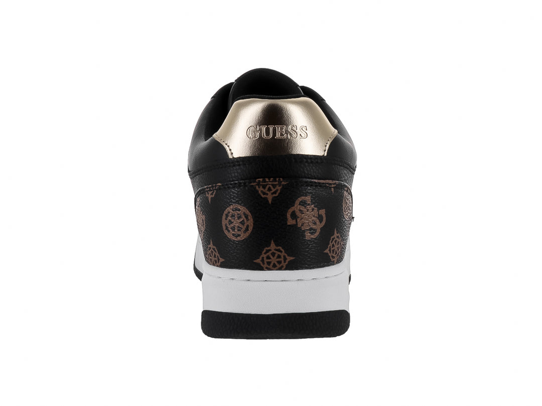 Tenis Guess Marlew Negro y Marrón para Mujer