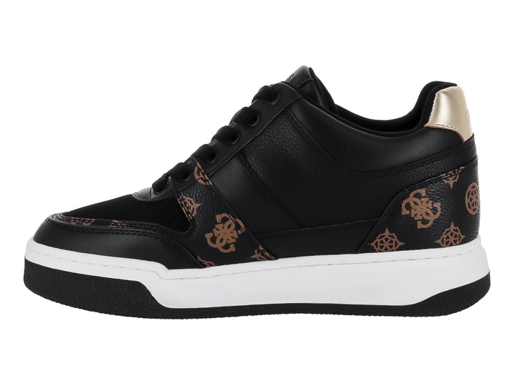 Tenis Guess Marlew Negro y Marrón para Mujer