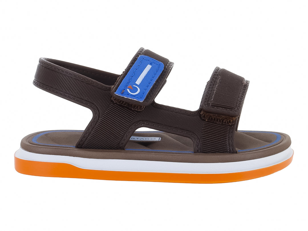 Sandalias Cartago Blanco Marrón para Niño