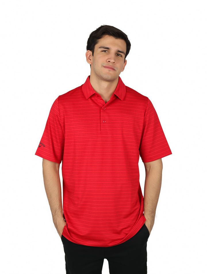 Playera Polo Golf Callaway Tango Red para Hombre