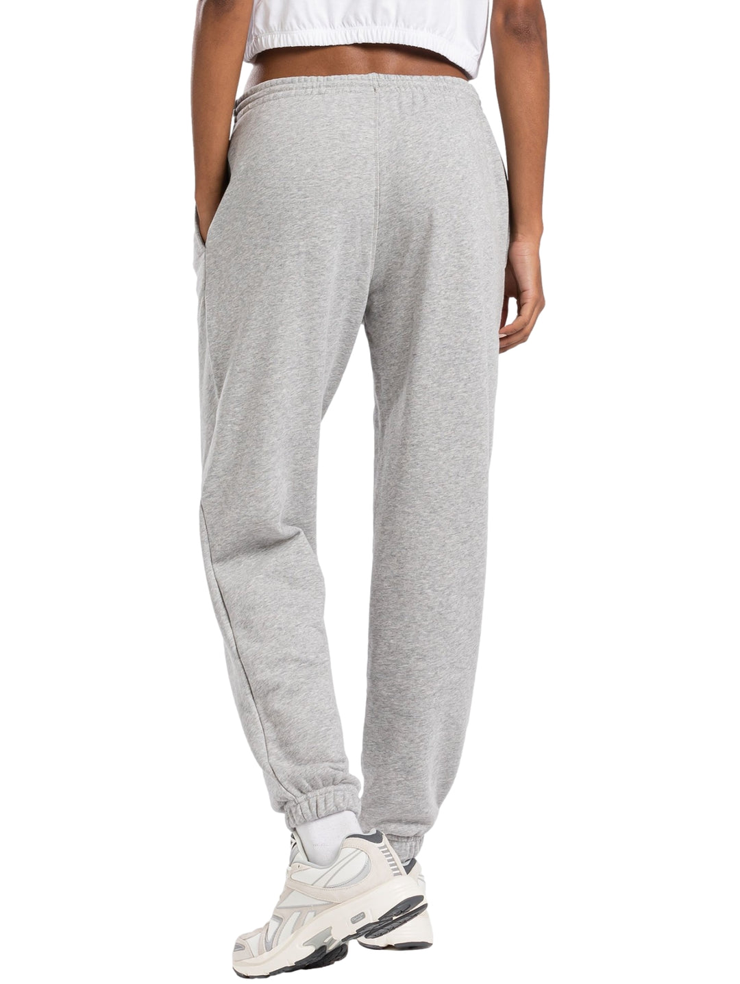 Pantalón Deportivo Reebok French Terry Gris para Mujer