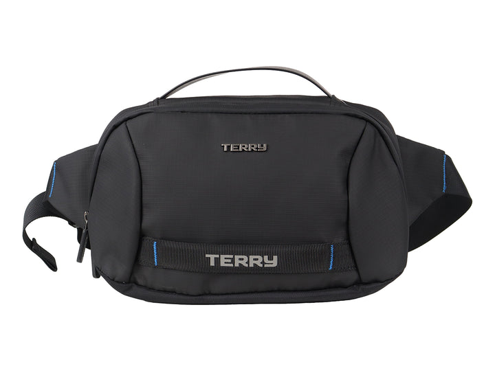 Cangurera Terry Negro para Hombre