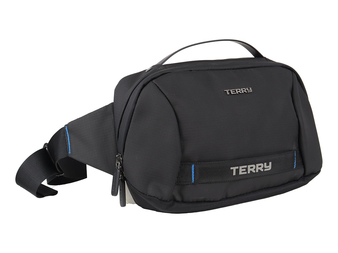 Cangurera Terry Negro para Hombre