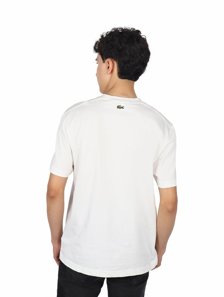 Playera Lacoste Classic Fit Color Blanco para Hombre