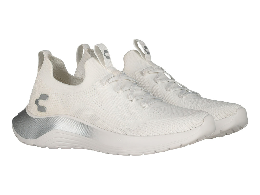 Tenis Charly Blanco y Plata para Mujer