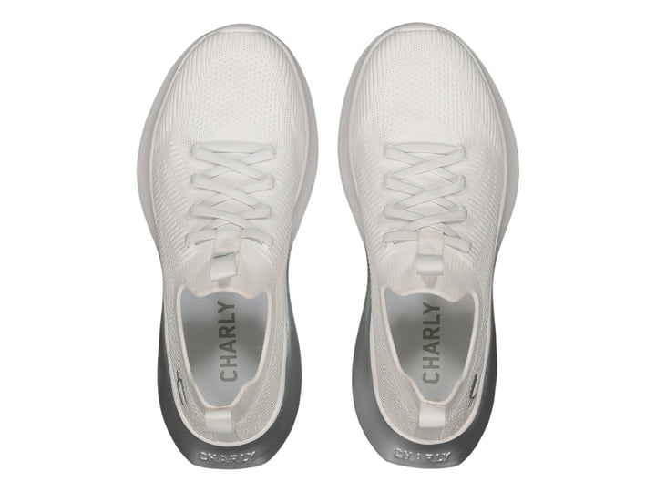 Tenis Charly Blanco y Plata para Mujer