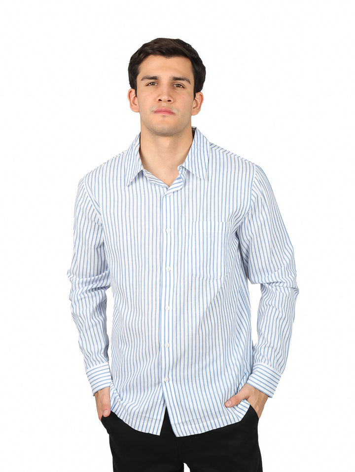 Camisa LOB Manga Larga Blanca para Hombre