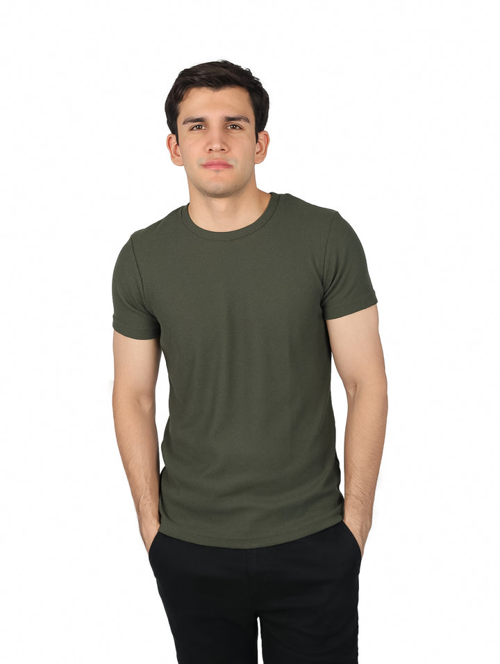 Playera Bobois Collections Color Militar para Hombre