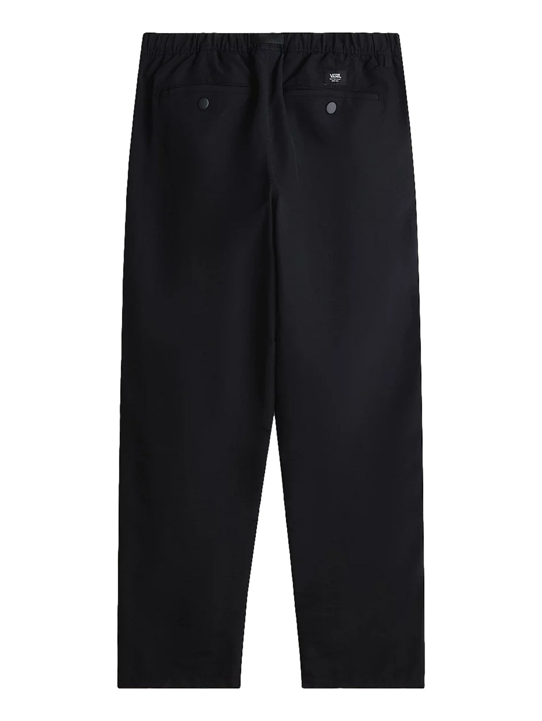 Pantalones deportivos VANS color negro, de corte holgado y cónico con cintura elástica.