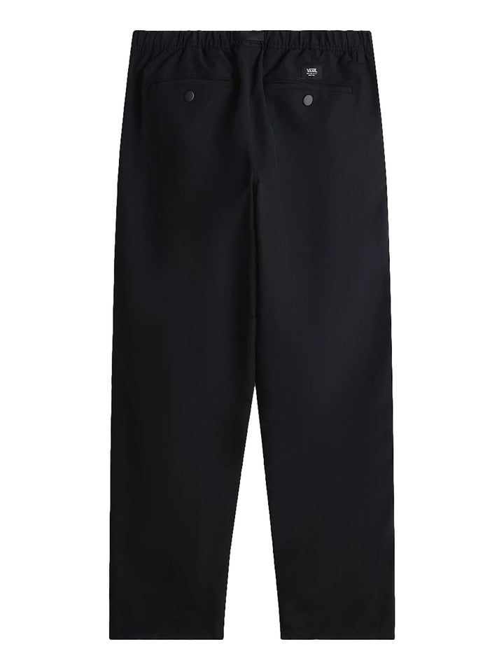 Pantalones deportivos VANS color negro, de corte holgado y cónico con cintura elástica.