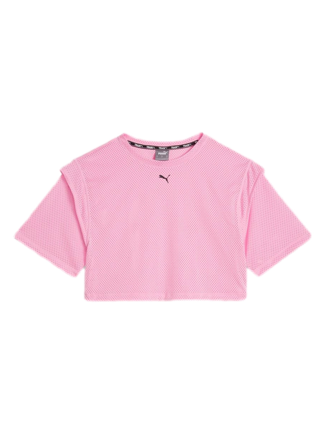 Playera Puma Fit Move Mesh Crop Tee Rosa para Mujer