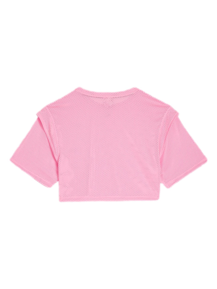 Playera Puma Fit Move Mesh Crop Tee Rosa para Mujer