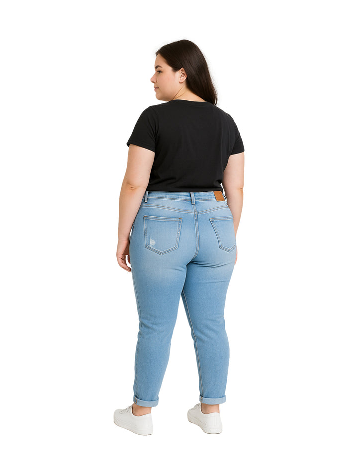 Jeans Skinny NYD JEANS Azul Claro para Mujer