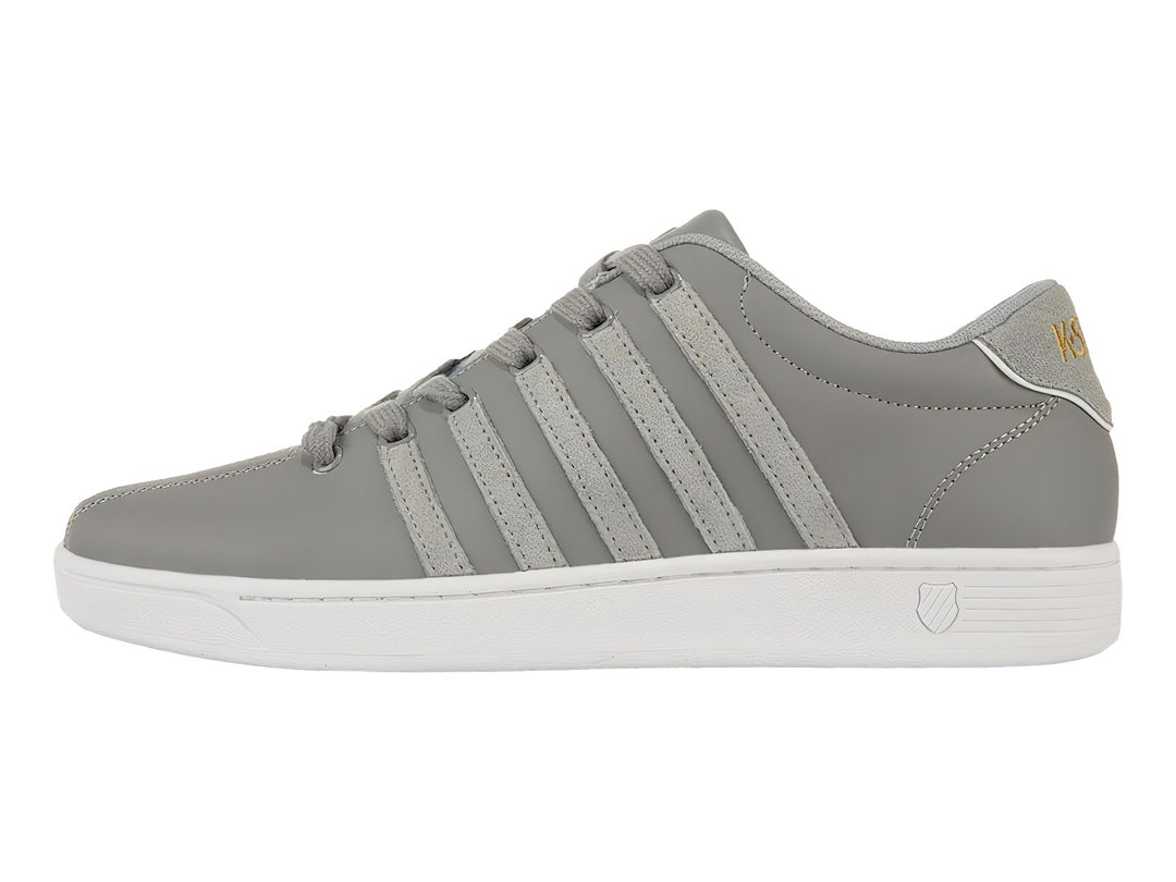 Tenis K-Swiss Court Pro II Gris y Blanco para Hombre