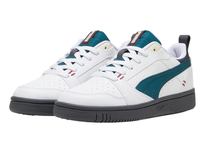 Tenis PUMA Rebound V6 Lo Mid 90s Blanco para Nino