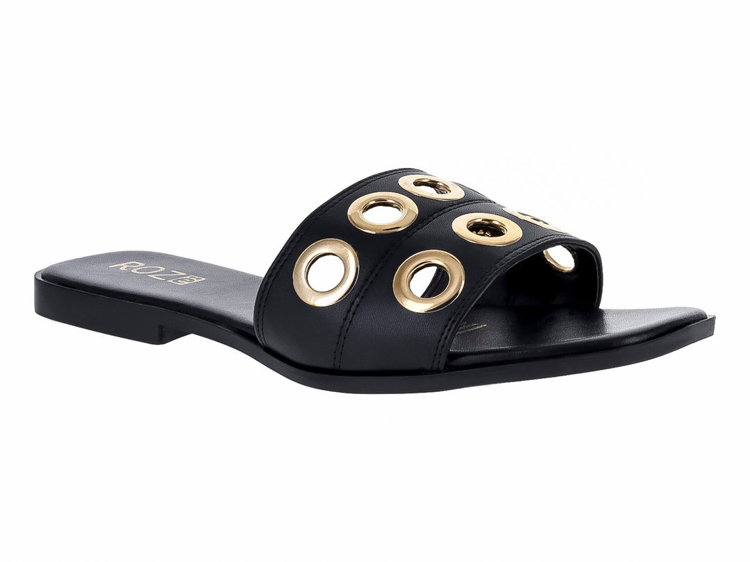 Sandalias ROZE Negro para Mujer
