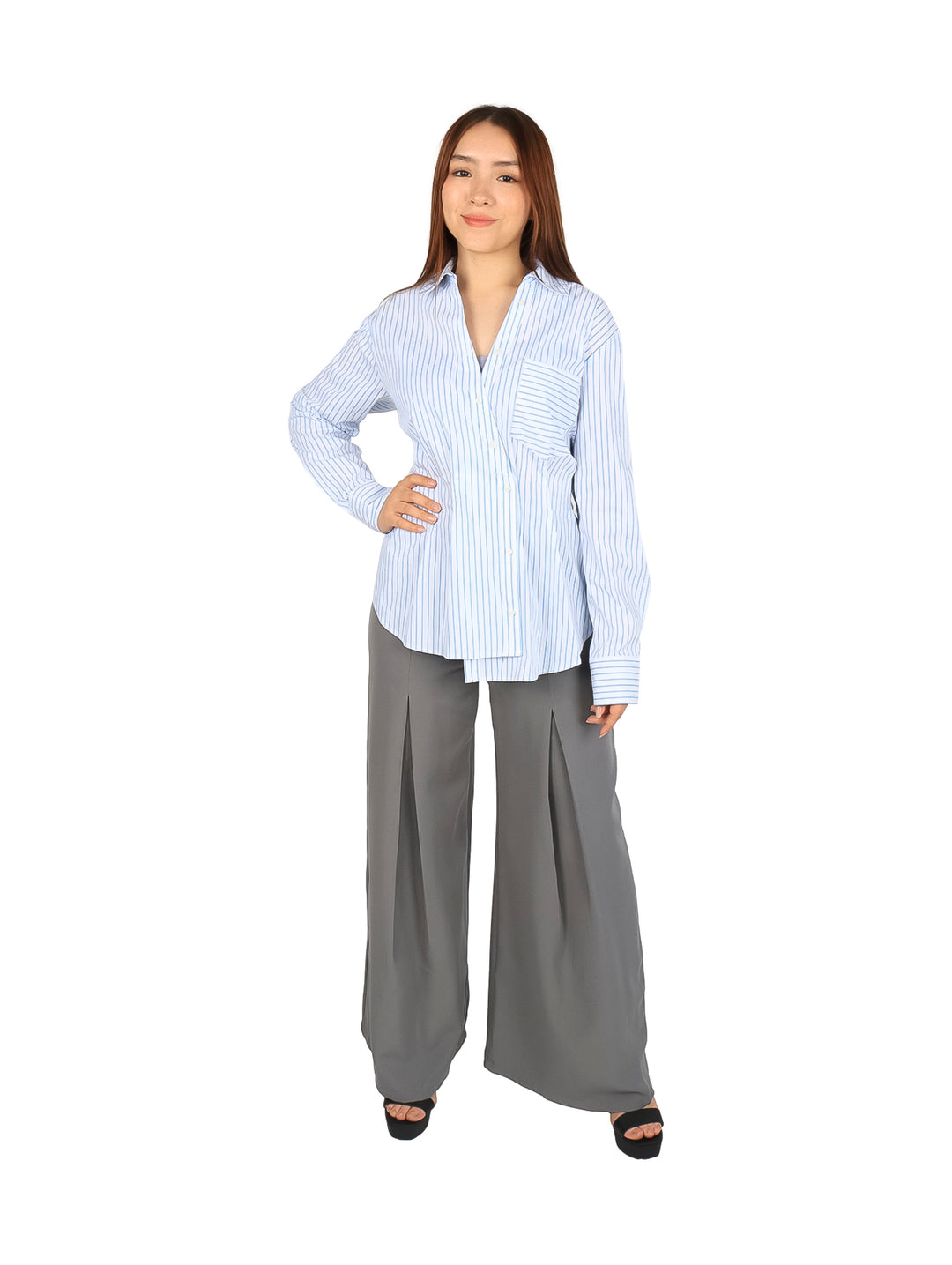 Camisa Rafaella Azul para Mujer
