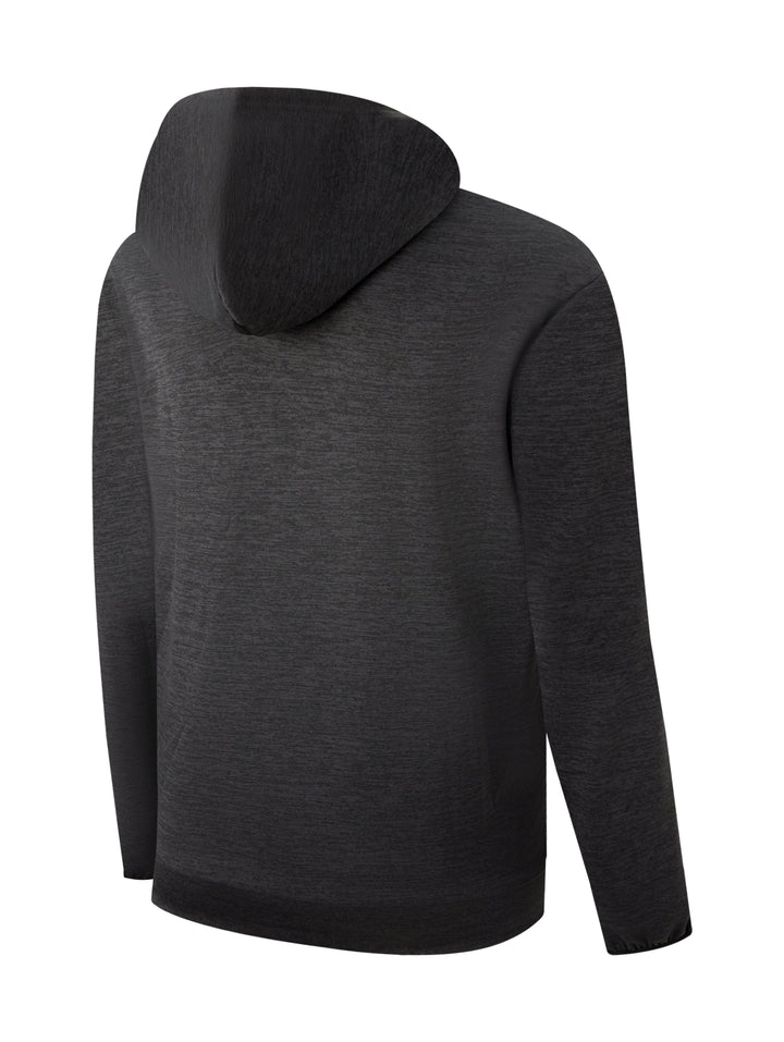 Sudadera con capucha color negro con estampado de Chicago Bulls en el pecho.