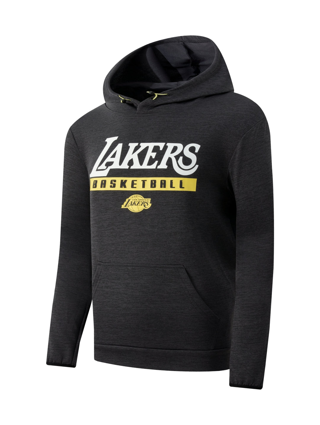 Sudadera deportiva negra con capucha y estampado de los Lakers de Basketball.