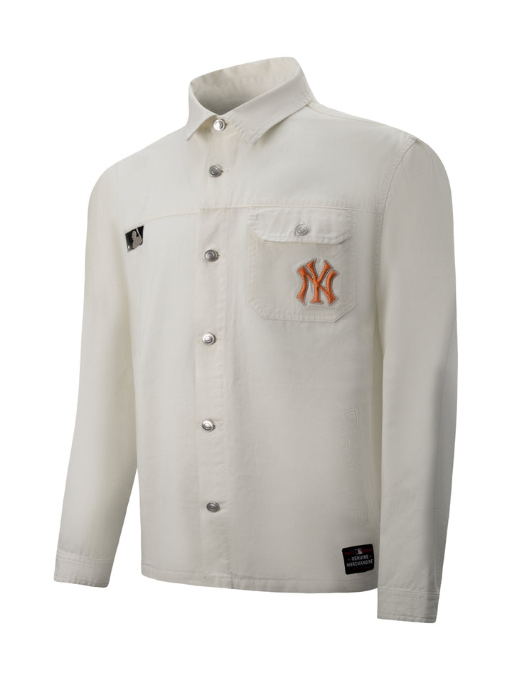 Chamarra FEXPRO New York Yankees Blanca para Hombre