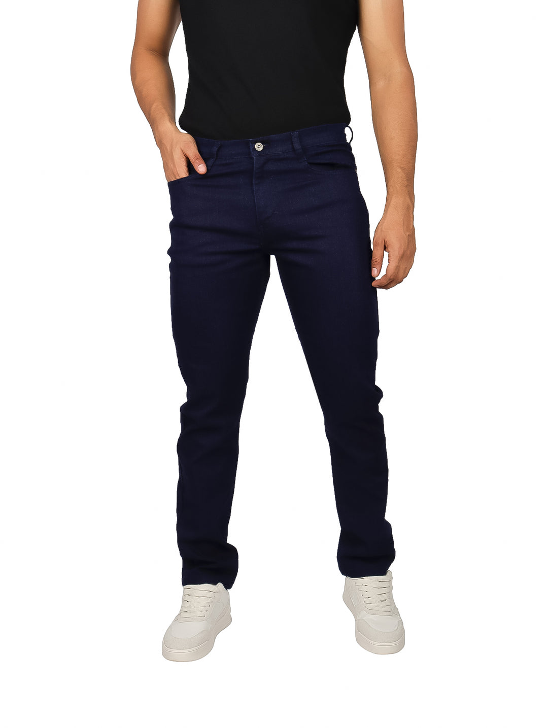 Pantalones LEE de mezclilla color índigo en corte slim fit para hombre.