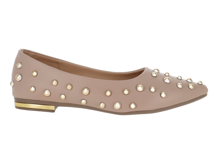 Zapatos Flats Luna Rosa Color Maquillaje para Mujer