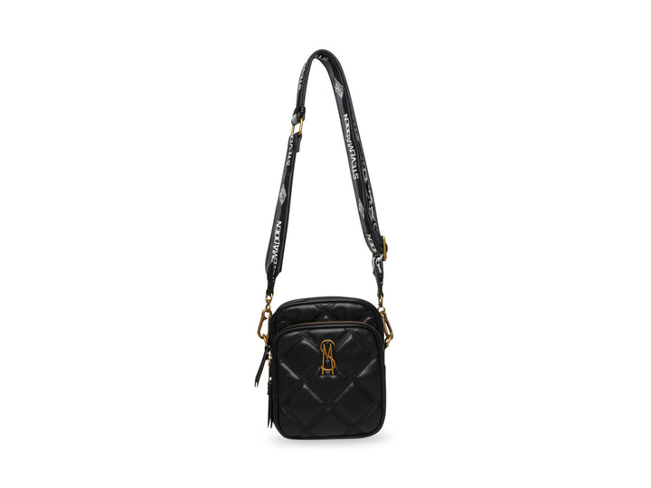 Bolsa Crossbody Steve Madden Berza Negro y Dorado para Mujer