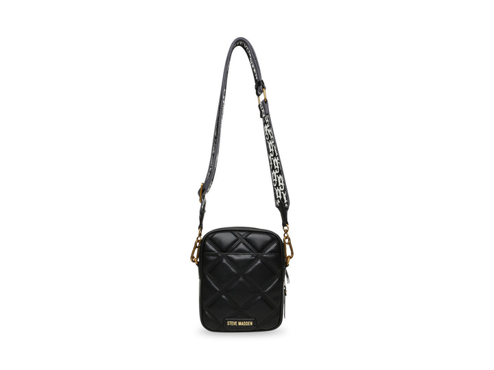 Bolsa Crossbody Steve Madden Berza Negro y Dorado para Mujer