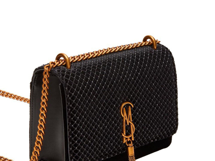 Bolso Steve Madden Bamara Negro y Dorado para Mujer