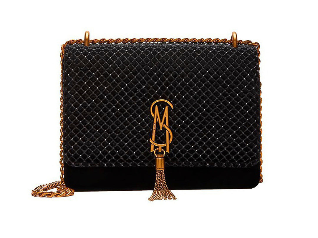 Bolso Steve Madden Bamara Negro y Dorado para Mujer