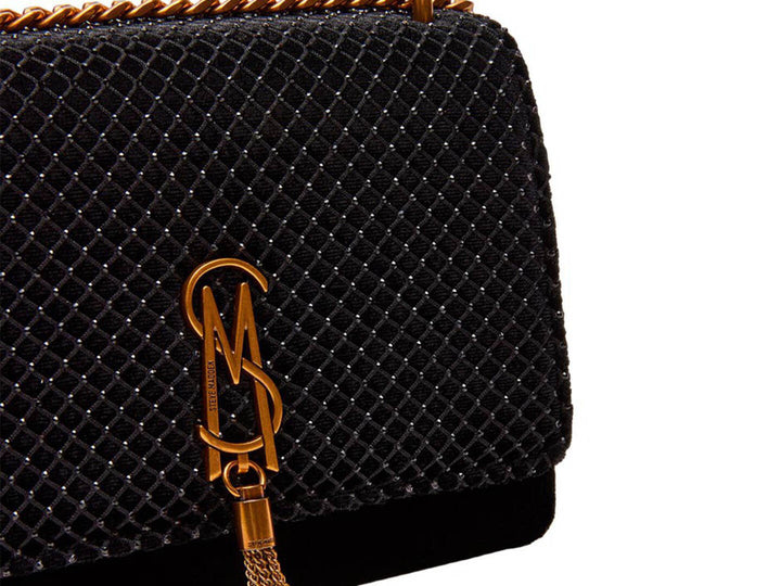 Bolso Steve Madden Bamara Negro y Dorado para Mujer